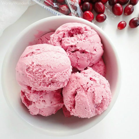 Cranberry Ice Cream (Wonky Wondferful)